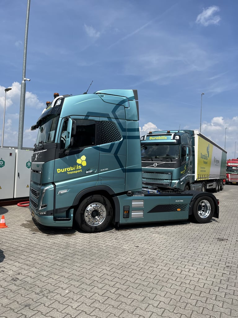 Elektrische vrachtwagen zonder oplegger