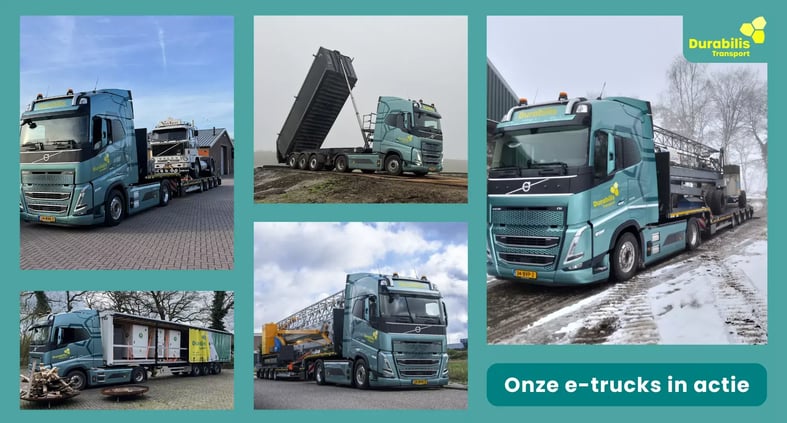 Durabilis Transport e-trucks in actie