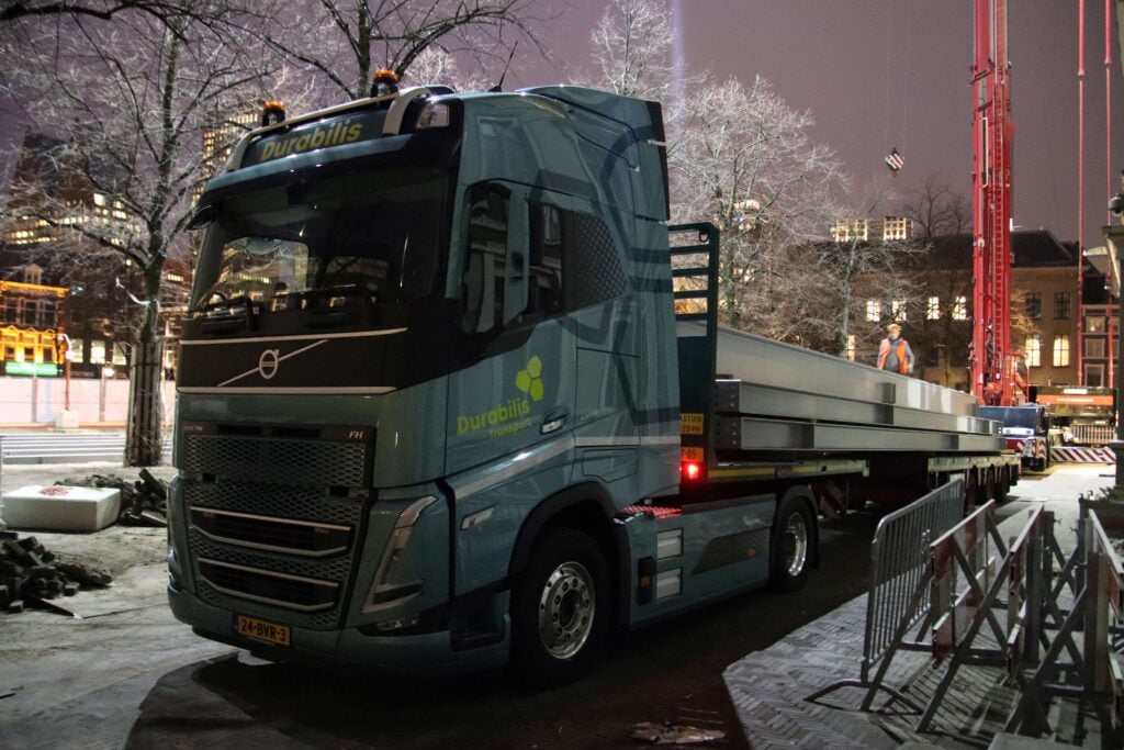 Emissie transport voor renovatieproject