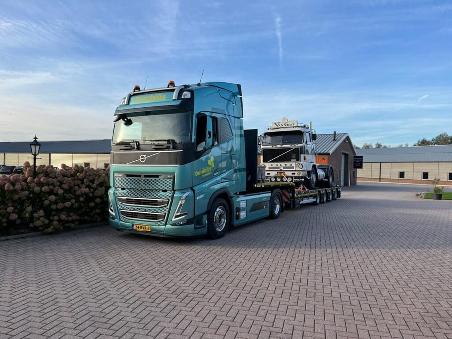 Electrisch zwaar transport voor een Fotoshoot