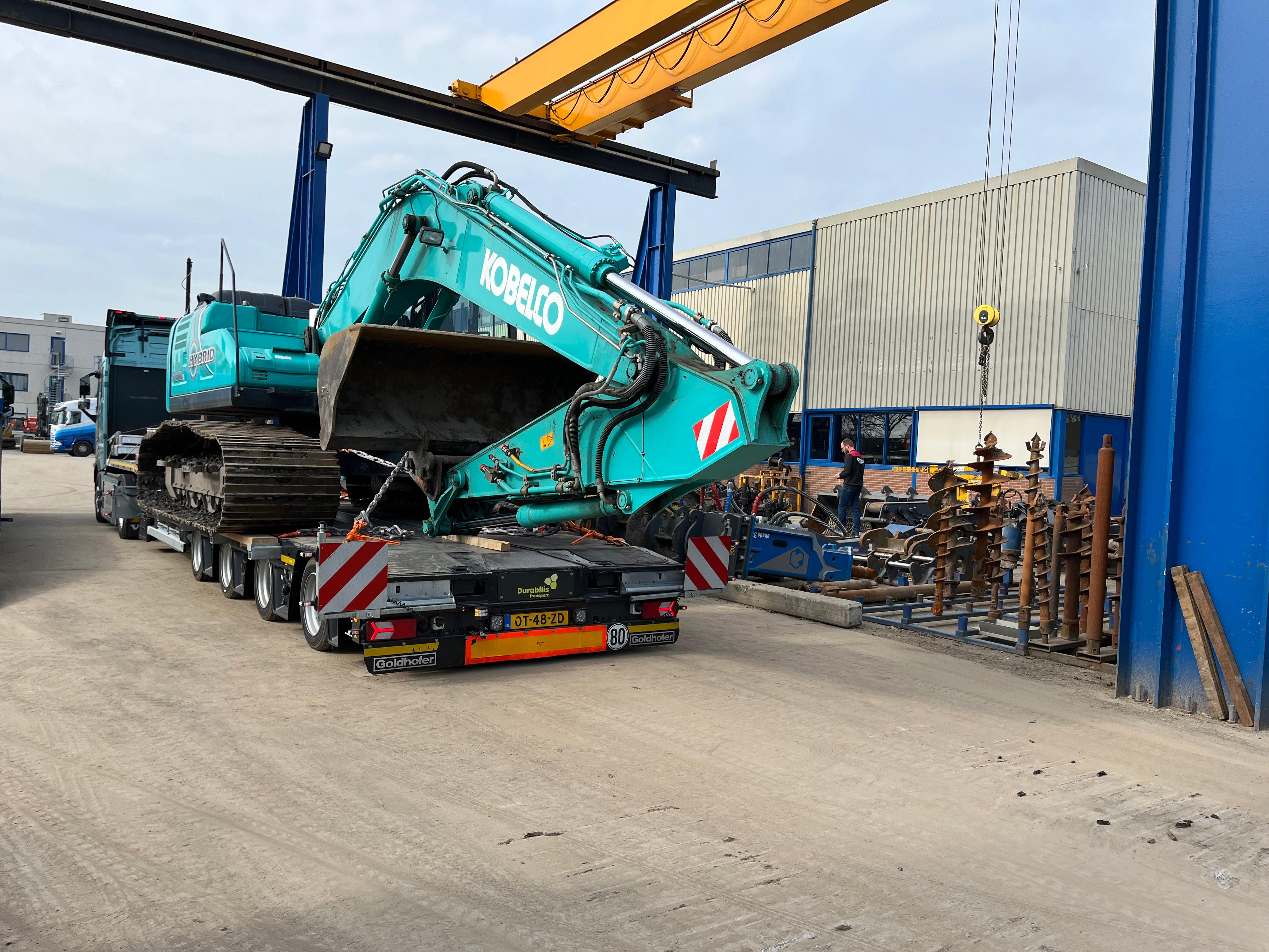 CO-2 neutraal transport van een rupskraan