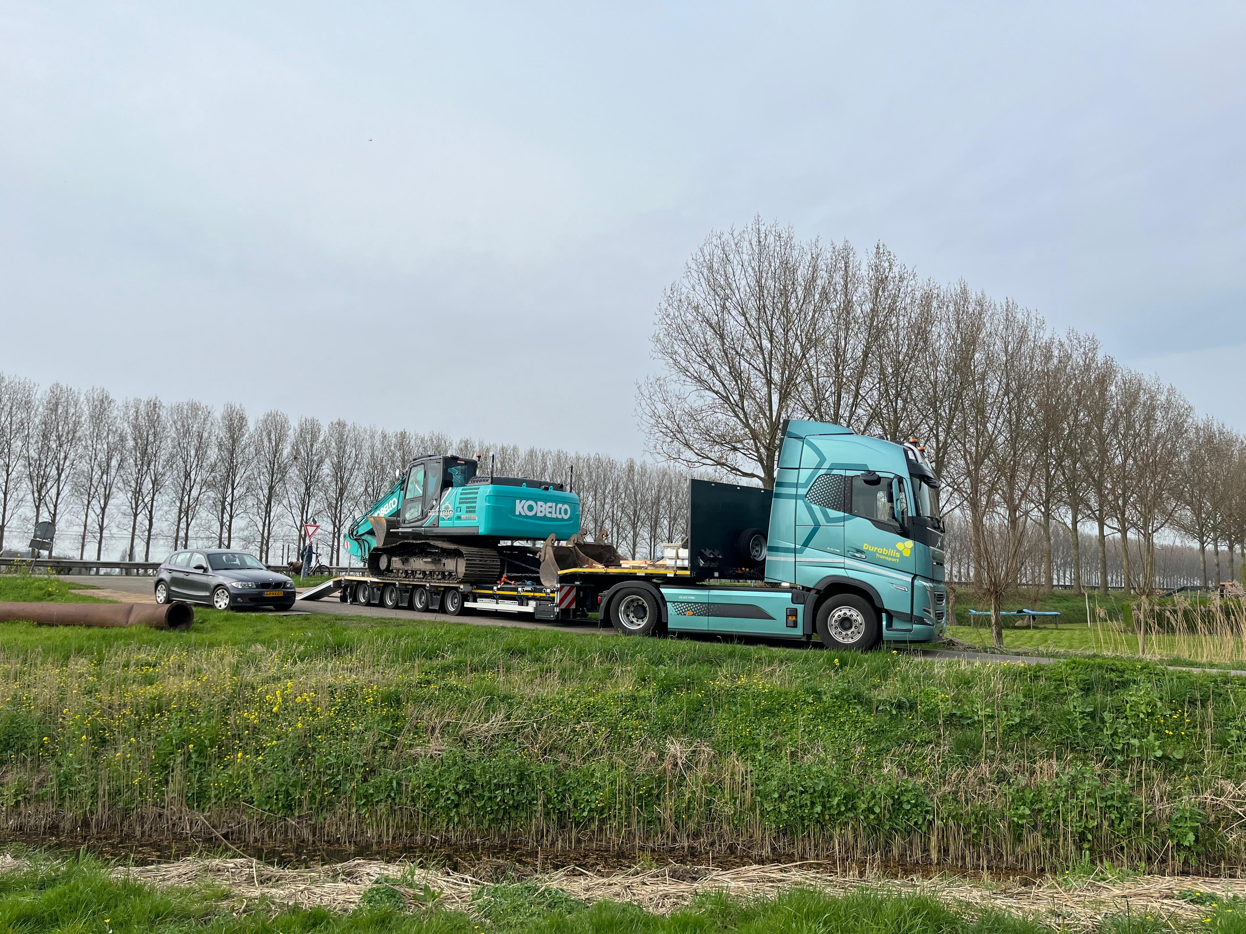 CO-2 neutraal transport van een rupskraan