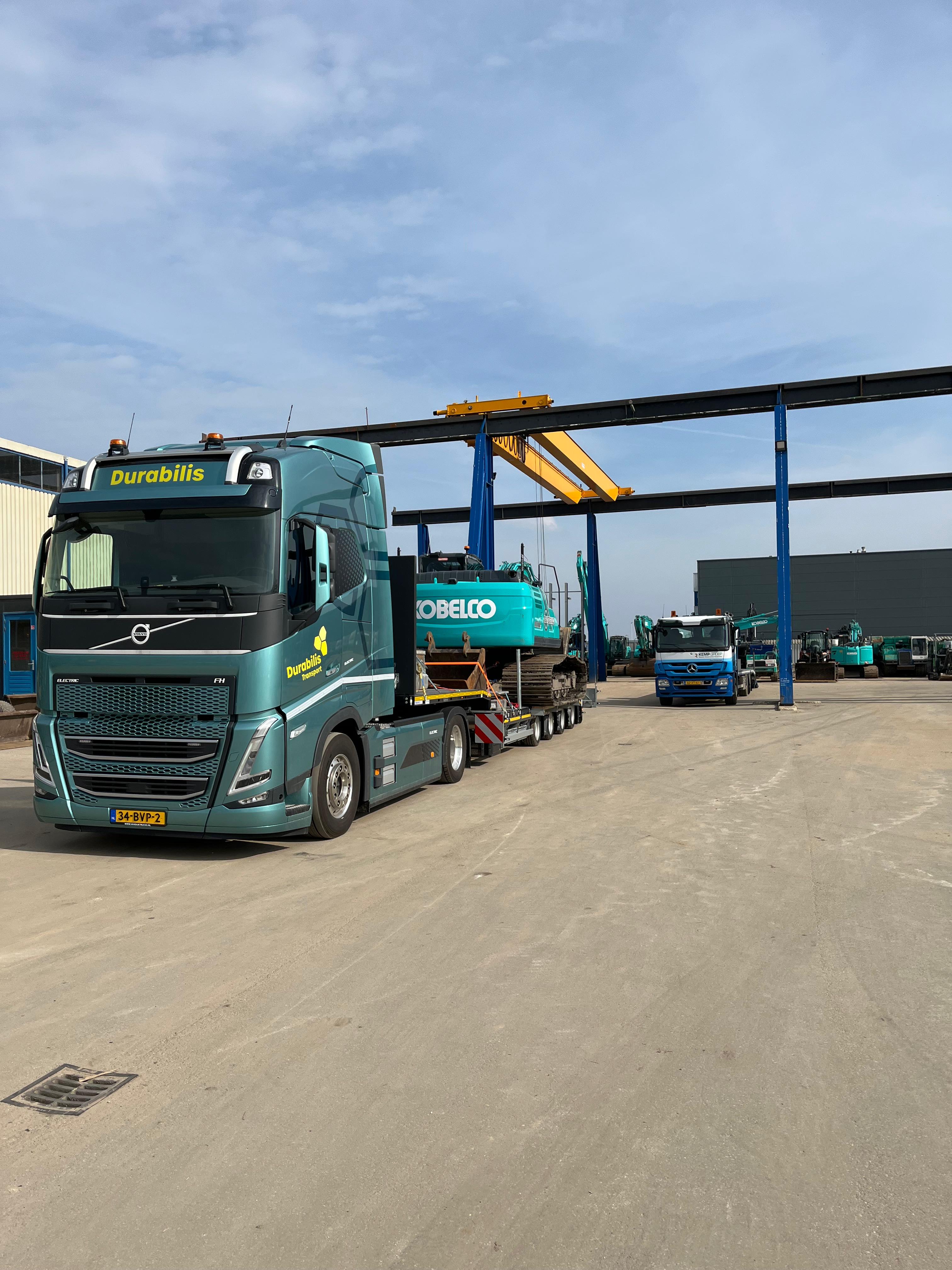 CO-2 neutraal transport van een rupskraan