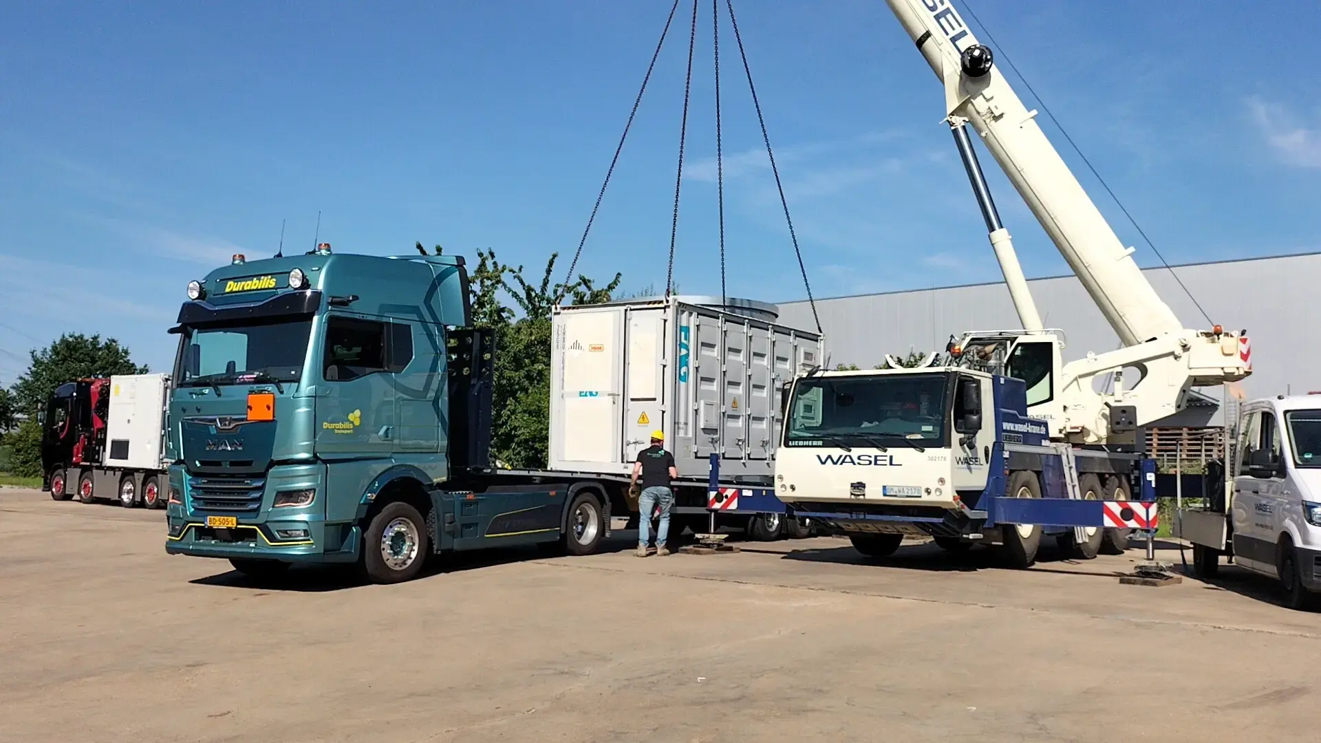 Emissievrij transport van accucontainers 