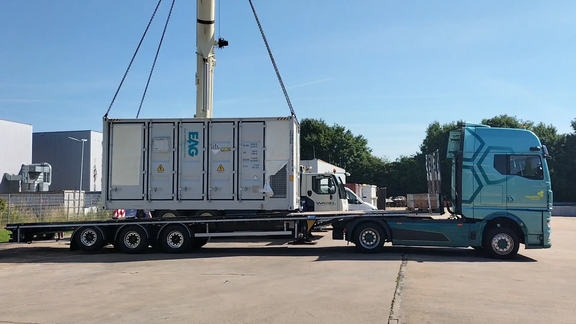 Emissievrij transport van accucontainers 