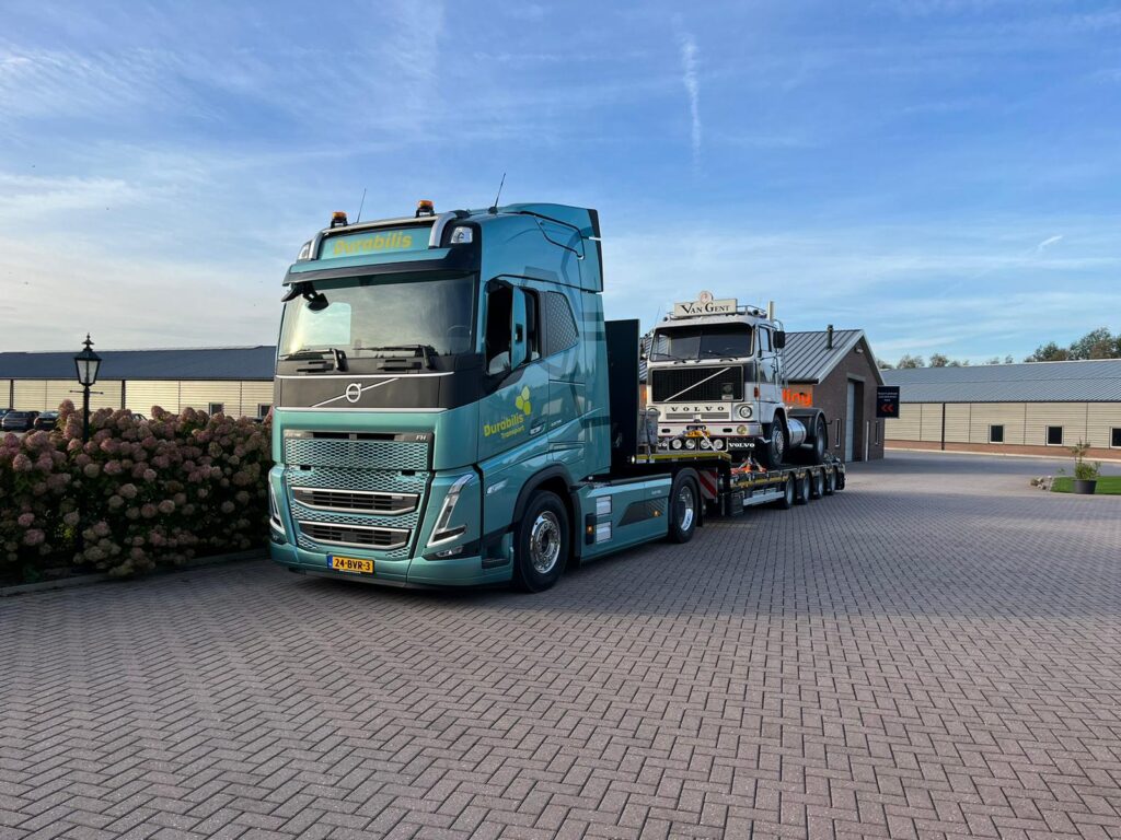 Electrisch zwaar transport voor een Fotoshoot