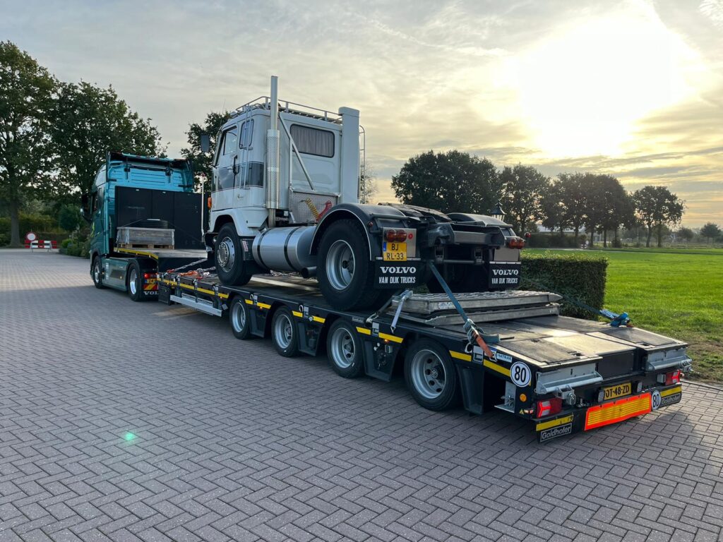 Electrisch zwaar transport voor een Fotoshoot